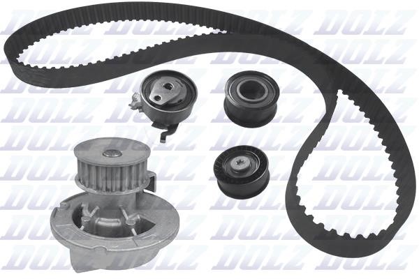 Dolz KD075 TIMING BELT KIT WITH WATER PUMP KD075