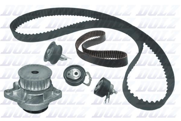 Dolz KD080 TIMING BELT KIT WITH WATER PUMP KD080
