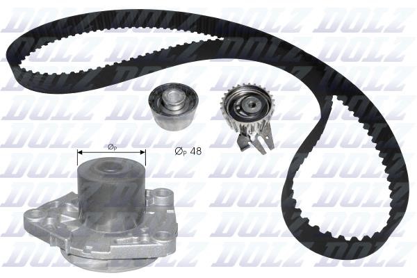 Dolz KD102 TIMING BELT KIT WITH WATER PUMP KD102