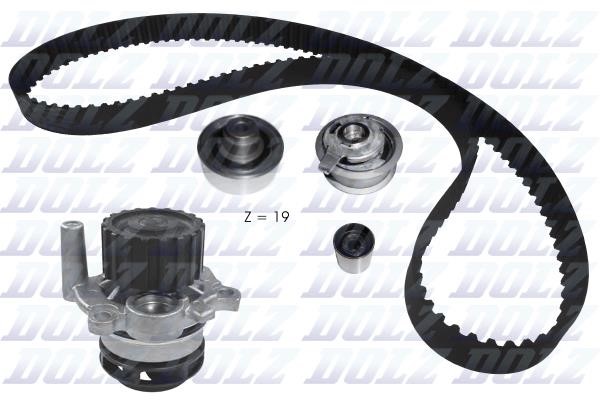 Dolz KD108 TIMING BELT KIT WITH WATER PUMP KD108