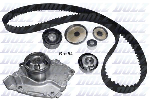 Dolz KD117 TIMING BELT KIT WITH WATER PUMP KD117