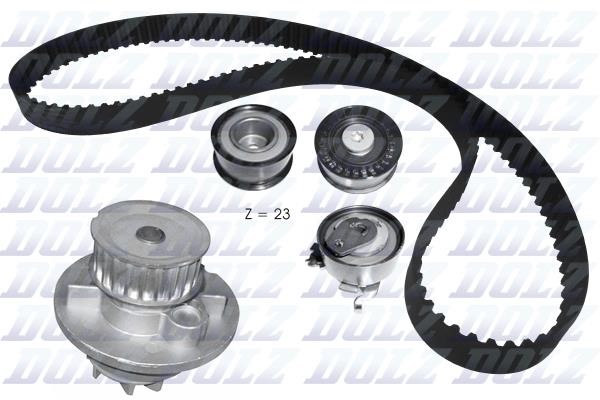 Dolz KD132 TIMING BELT KIT WITH WATER PUMP KD132