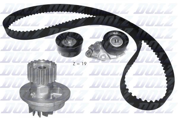 Dolz KD144 TIMING BELT KIT WITH WATER PUMP KD144