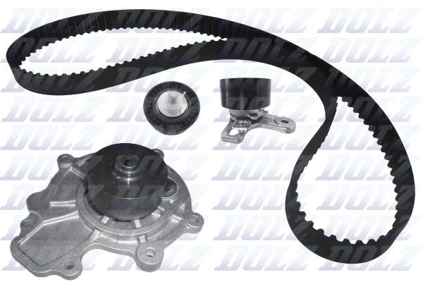 Timing kit Chevrolet: KD170 Dolz TIMING BELT KIT WITH WATER PUMP