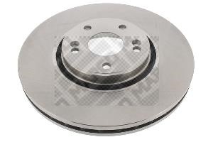 Mapco 15134 Front brake disc ventilated 15134