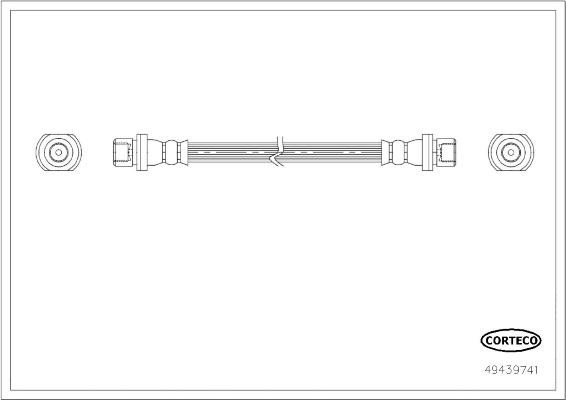 Corteco 49439741 Brake Hose 49439741