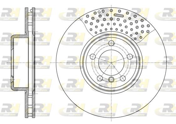 Road house 6159410 Front brake disc ventilated 6159410