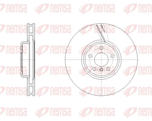 Remsa 62127.11 Brake disk 6212711 6212711 Remsa Brake disk