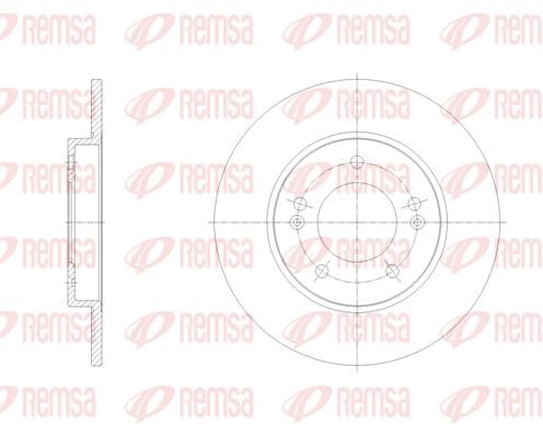 Remsa 62103.00 Brake disk 6210300 6210300 Remsa Brake disk