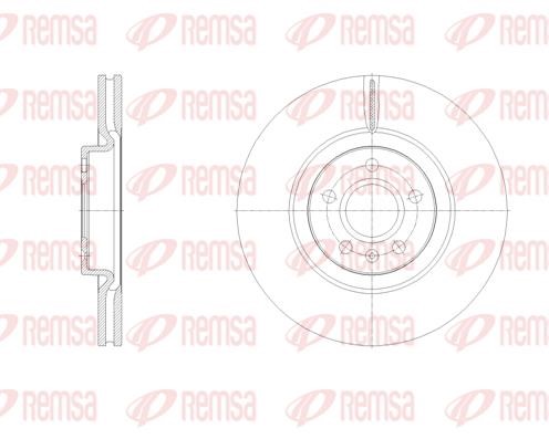 Remsa 62129.10 Brake disk 6212910 6212910 Remsa Brake disk