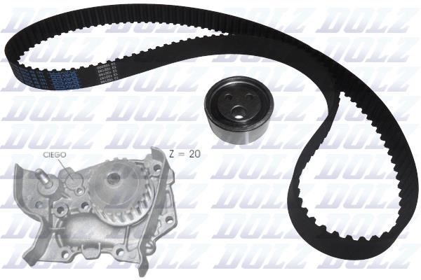 Dolz KD017 TIMING BELT KIT WITH WATER PUMP KD017