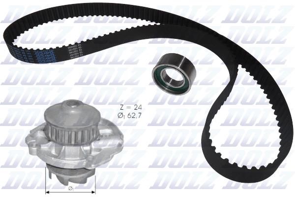Dolz KD022 TIMING BELT KIT WITH WATER PUMP KD022