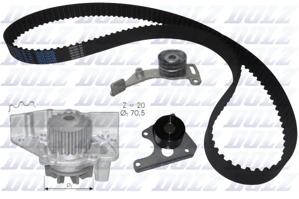 Dolz KD023 TIMING BELT KIT WITH WATER PUMP KD023