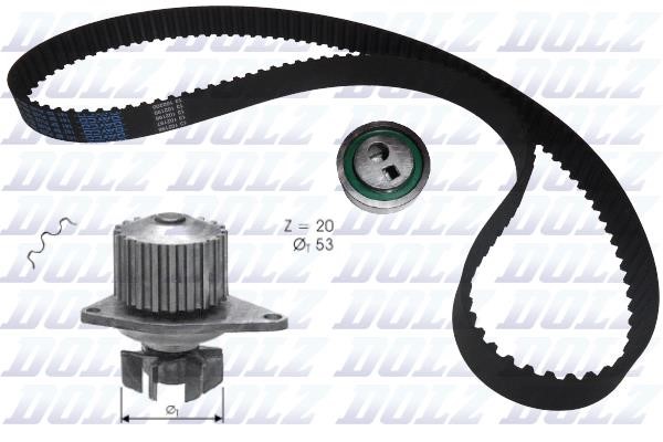 Dolz KD026 TIMING BELT KIT WITH WATER PUMP KD026
