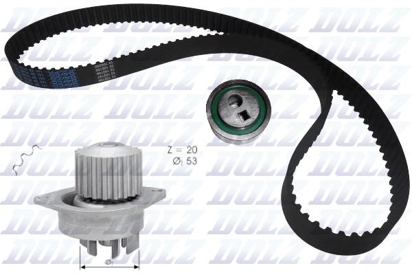Dolz KD028 TIMING BELT KIT WITH WATER PUMP KD028