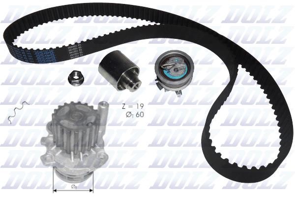 Dolz KD054 TIMING BELT KIT WITH WATER PUMP KD054