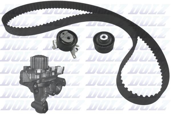 Dolz KD056 TIMING BELT KIT WITH WATER PUMP KD056