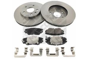Mapco 47716 Front ventilated brake discs with pads, set 47716