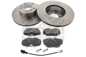 Mapco 47717 Front ventilated brake discs with pads, set 47717