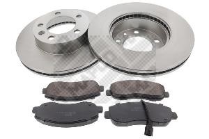 Mapco 47720 Front ventilated brake discs with pads, set 47720