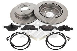  47873 Rear ventilated brake discs with pads, set 47873