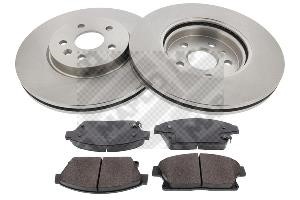 Mapco 47724 Front ventilated brake discs with pads, set 47724