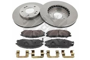 Mapco 47738 Front ventilated brake discs with pads, set 47738