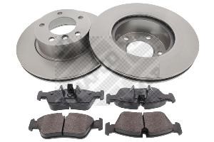  47895 Front ventilated brake discs with pads, set 47895