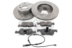 Mapco 47764 Front ventilated brake discs with pads, set 47764