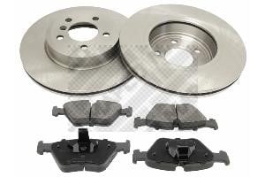  47896 Front ventilated brake discs with pads, set 47896