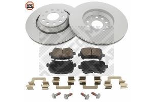 Mapco 47897HPS Rear ventilated brake discs with pads, set 47897HPS