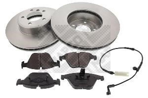 Mapco 47781 Front ventilated brake discs with pads, set 47781