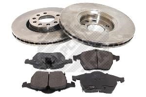 Mapco 47928 Front ventilated brake discs with pads, set 47928