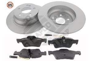 Mapco 47811HPS Rear brake disc, non-ventilated 47811HPS