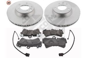 Mapco 47980HPS Front ventilated brake discs with pads, set 47980HPS