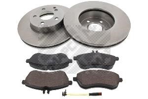 Mapco 47820 Front ventilated brake discs with pads, set 47820