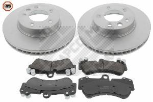 Mapco 47982HPS Front ventilated brake discs with pads, set 47982HPS