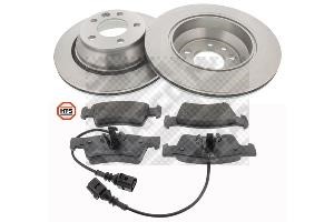 Mapco 47986HPS Rear ventilated brake discs with pads, set 47986HPS