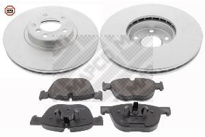 Mapco 47987HPS Front ventilated brake discs with pads, set 47987HPS