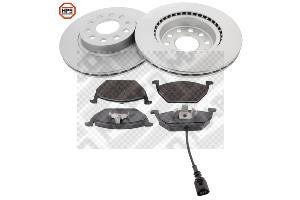 Mapco 47832HPS Front brake disc ventilated 47832HPS