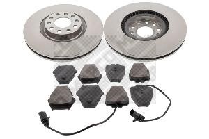 Mapco 47835 Front ventilated brake discs with pads, set 47835