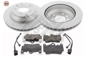 Mapco 47990HPS Rear ventilated brake discs with pads, set 47990HPS