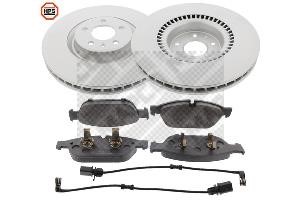Mapco 47992HPS Front ventilated brake discs with pads, set 47992HPS
