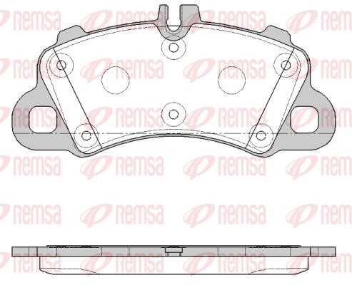 Remsa 1862.00 Brake Pad Set, disc brake 186200