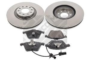 Mapco 47638 Front ventilated brake discs with pads, set 47638