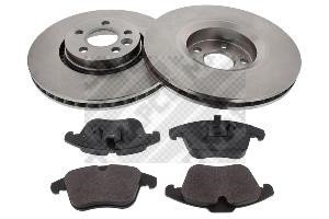 Mapco 47686 Front ventilated brake discs with pads, set 47686