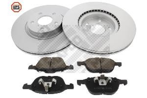 Mapco 47688HPS Front ventilated brake discs with pads, set 47688HPS