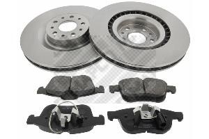 Mapco 47001 Front ventilated brake discs with pads, set 47001