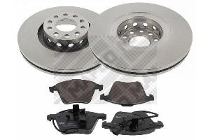 Mapco 47002 Front ventilated brake discs with pads, set 47002