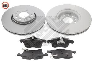 Mapco 47709HPS Front ventilated brake discs with pads, set 47709HPS